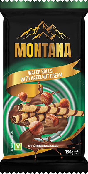 Hazelnut Wafer Rolls